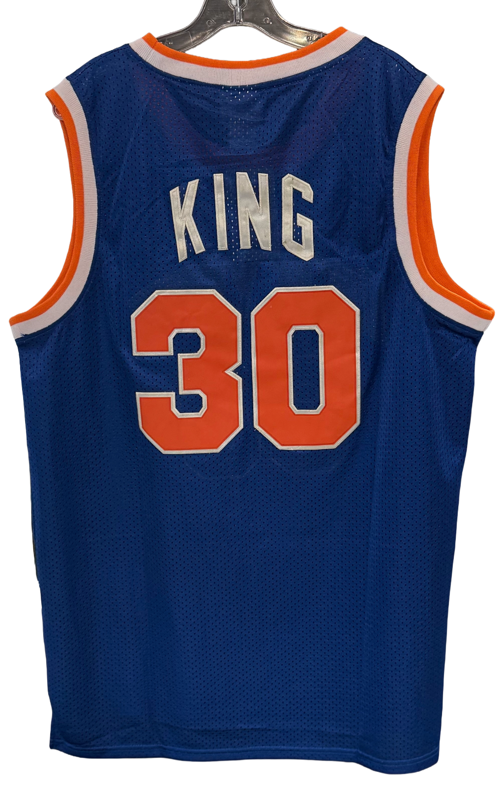 Bernard King #30 Knicks Mitchell Ness Hardwood Classics Blue 1984 85 Jersey XXL