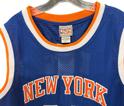 Bernard King #30 Knicks Mitchell Ness Hardwood Classics Blue 1984 85 Jersey XXL