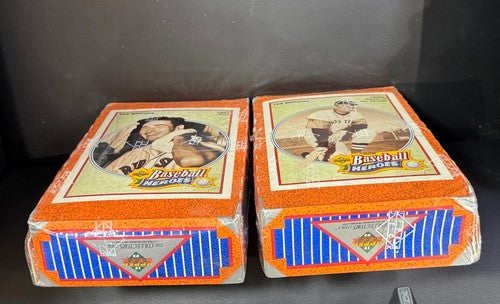 1992 Upper Deck Series Baseball Wax 2 Box Lot Factory Sealed FIND TED WILLIAMS