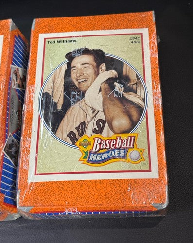 1992 Upper Deck Series Baseball Wax 2 Box Lot Factory Sealed FIND TED WILLIAMS