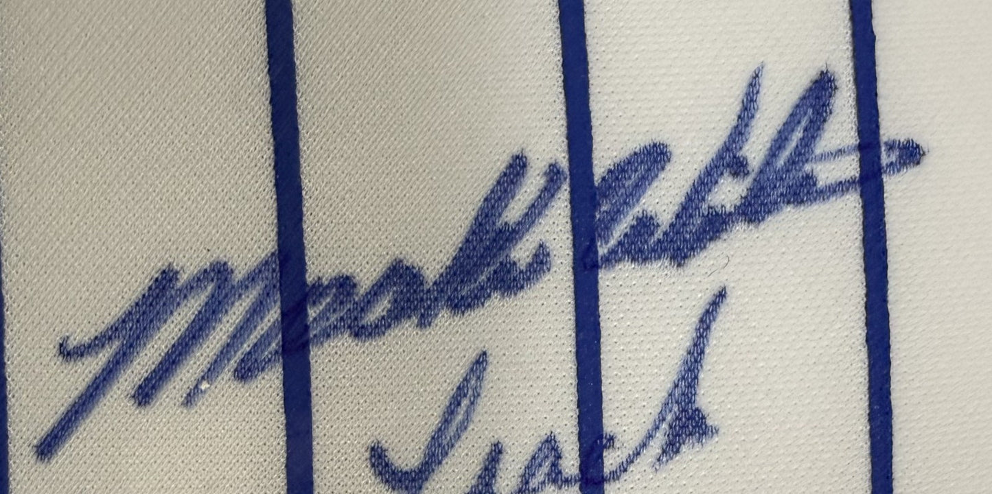 1969 86 NY Mets Team Signed Jersey Framed 41 Auto Seaver Carter Gooden PSA LOA