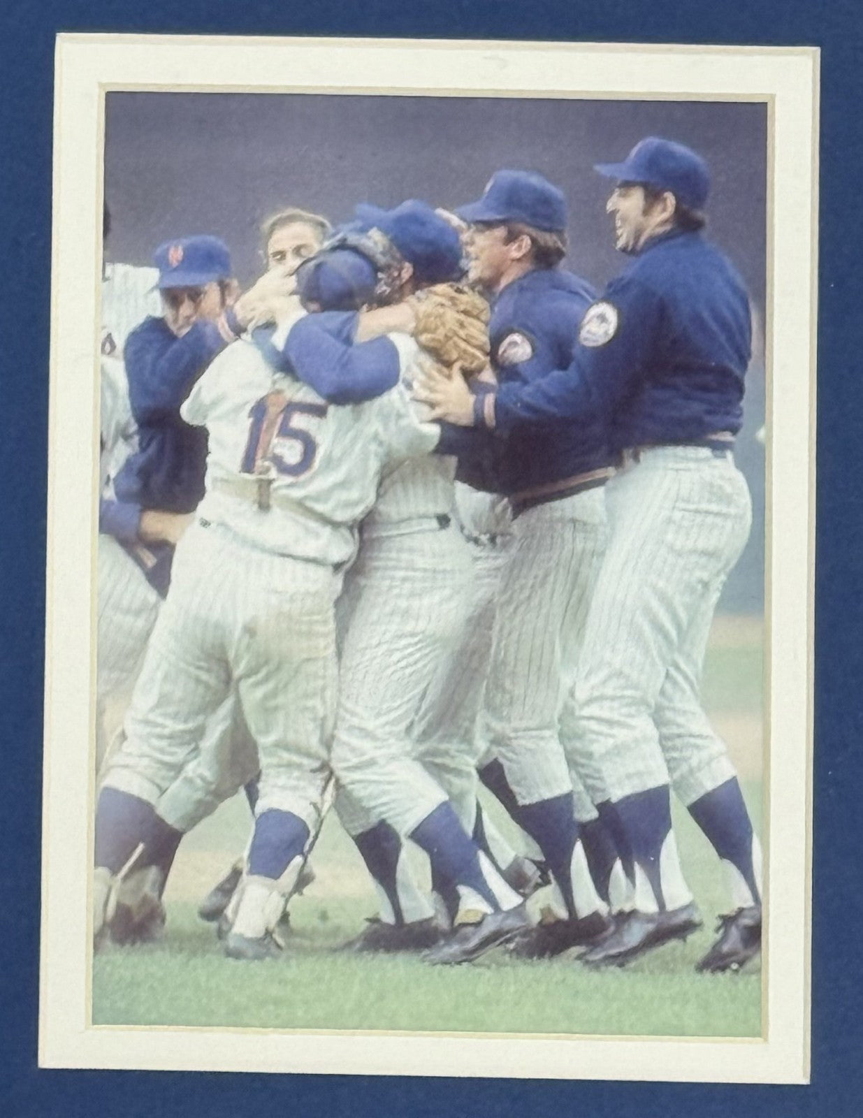 1969 86 NY Mets Team Signed Jersey Framed 41 Auto Seaver Carter Gooden PSA LOA