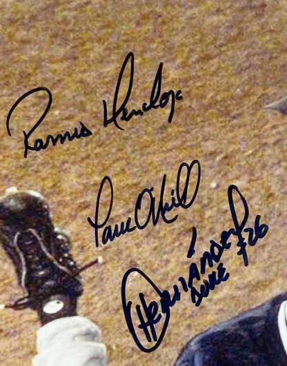 NY Yankees Team Signed 16x20 LE Photo Framed 1998 World Champs 31 Auto CBM LOA
