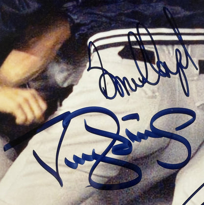 NY Yankees Team Signed 16x20 LE Photo Framed 1998 World Champs 31 Auto CBM LOA