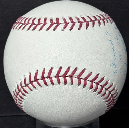 Wade Boggs Signed 1996 World Series Baseball WS Champs Auto Steiner MLB Yankees