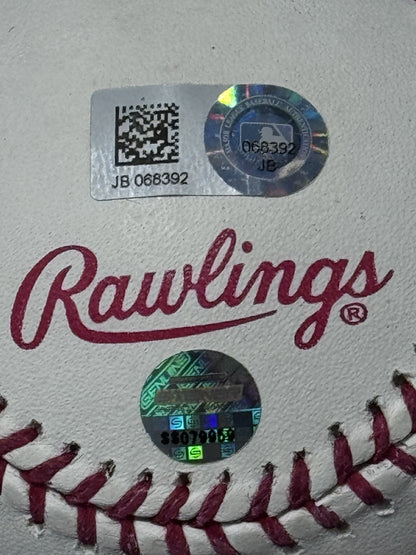Wade Boggs Signed 1996 World Series Baseball WS Champs Auto Steiner MLB Yankees