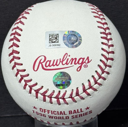 Wade Boggs Signed 1996 World Series Baseball WS Champs Auto Steiner MLB Yankees