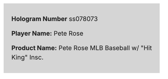 Pete Rose Signed Official MLB Baseball Hit King Auto Steiner Holo COA Cin Reds