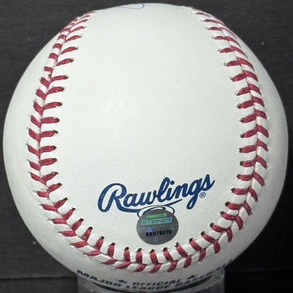 Pete Rose Signed Official MLB Baseball Hit King Auto Steiner Holo COA Cin Reds