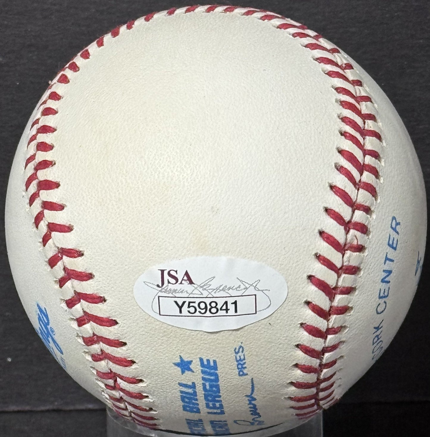 Jim Catfish Hunter Signed Official A.L Baseball Ny Yankees  A’s HOF Auto JSA Coa