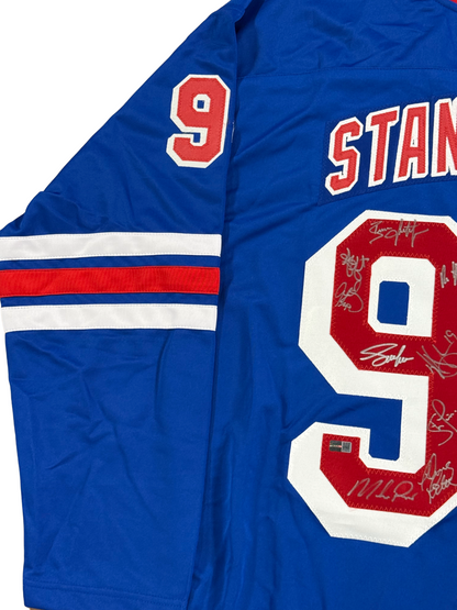 Ny Rangers 1994 Stanley Cup Team Signed Jersey 17 Auto Mark Messier Steiner Coa