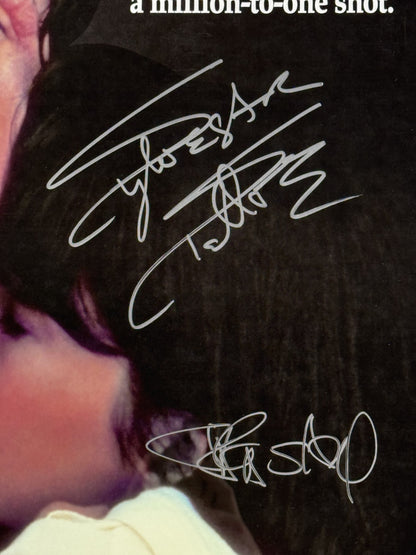 Sylvester Stallone & Talia Shire Signed 24x36 Rocky Poster Framed Auto ASI COA