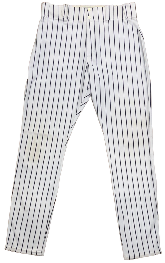 Andy Pettitte 2008 NY Yankees Game Used Worn Majestic Baseball Pants Steiner COA