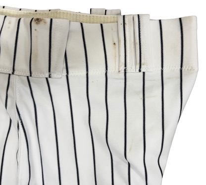 Andy Pettitte 2008 NY Yankees Game Used Worn Majestic Baseball Pants Steiner COA