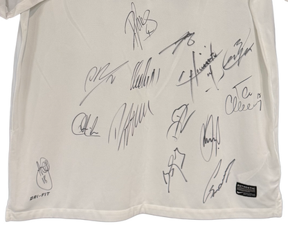 Man United Team Signed Nike Authentic Soccer Jersey 2011 Champs League Auto COA