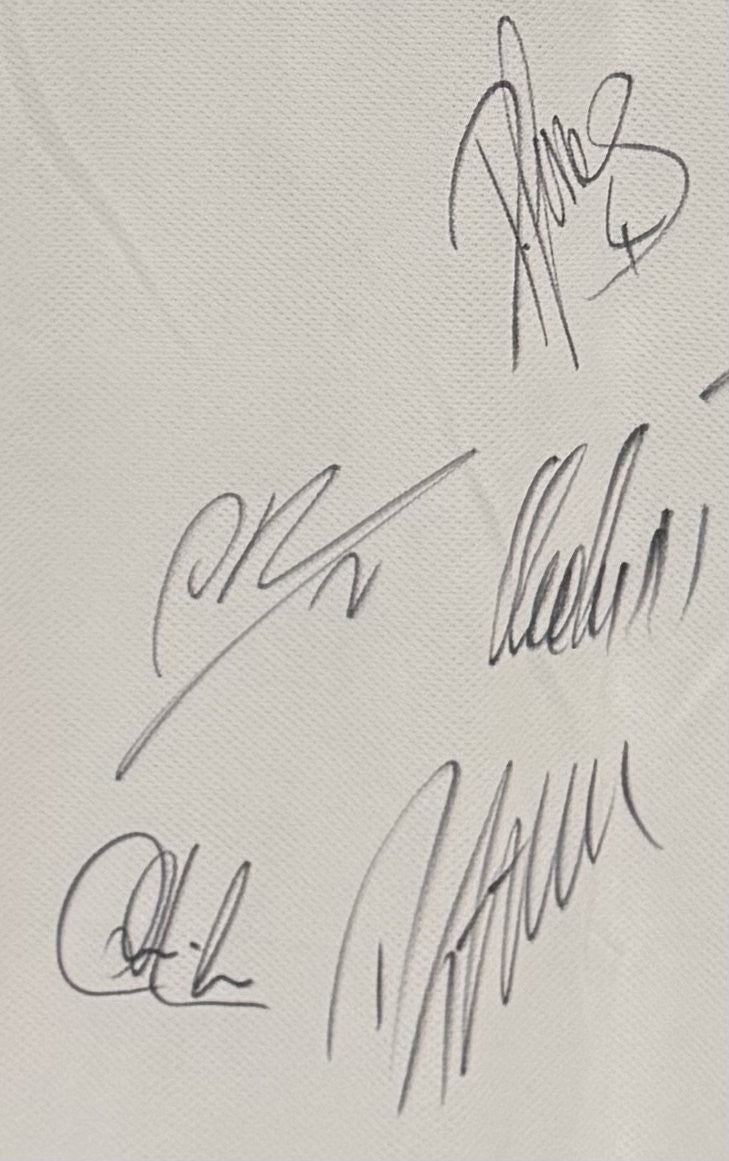 Man United Team Signed Nike Authentic Soccer Jersey 2011 Champs League Auto COA