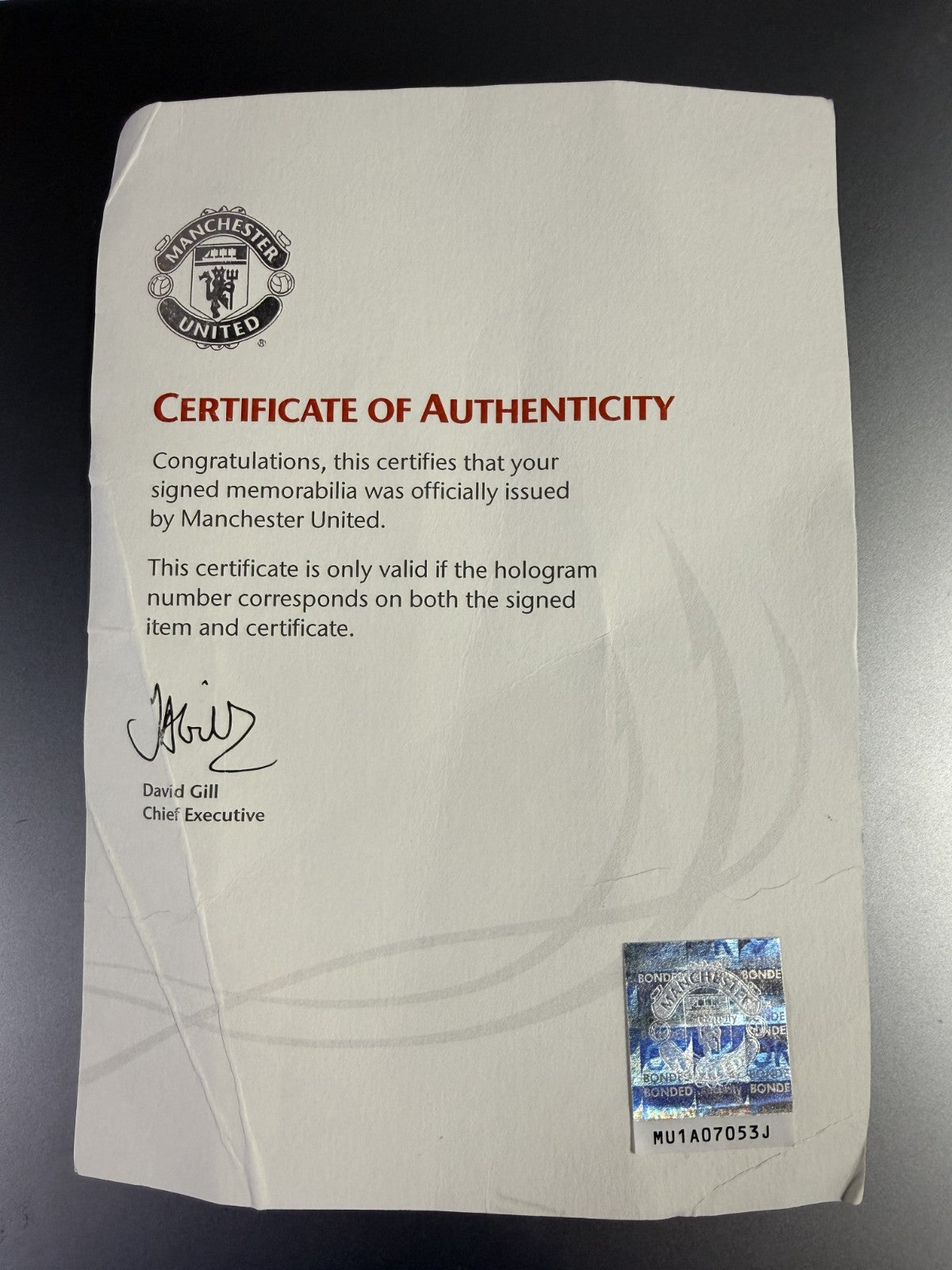 Man United Team Signed Nike Authentic Soccer Jersey 2011 Champs League Auto COA