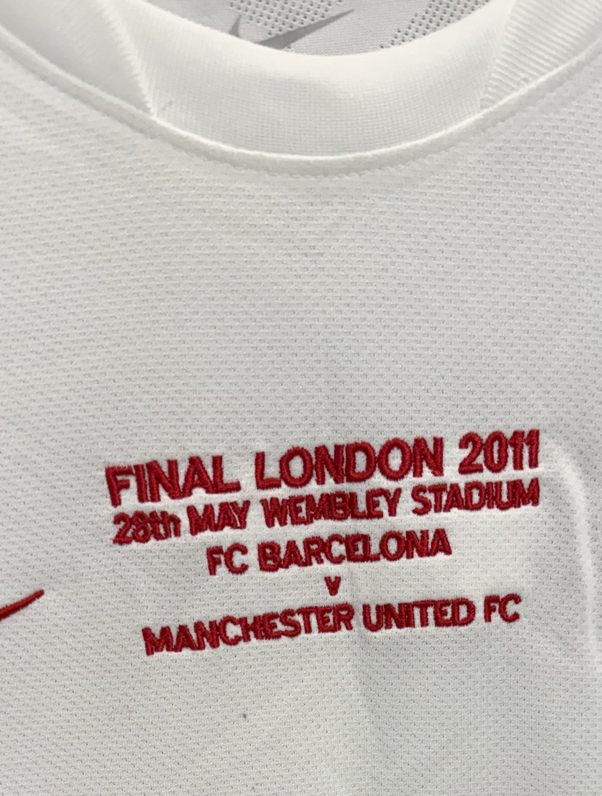 Man United Team Signed Nike Authentic Soccer Jersey 2011 Champs League Auto COA