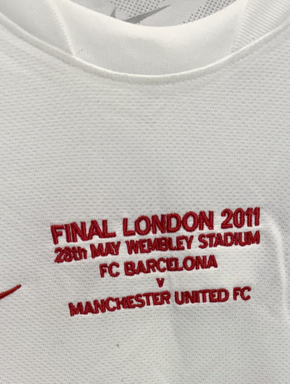 Man United Team Signed Nike Authentic Soccer Jersey 2011 Champs League Auto COA