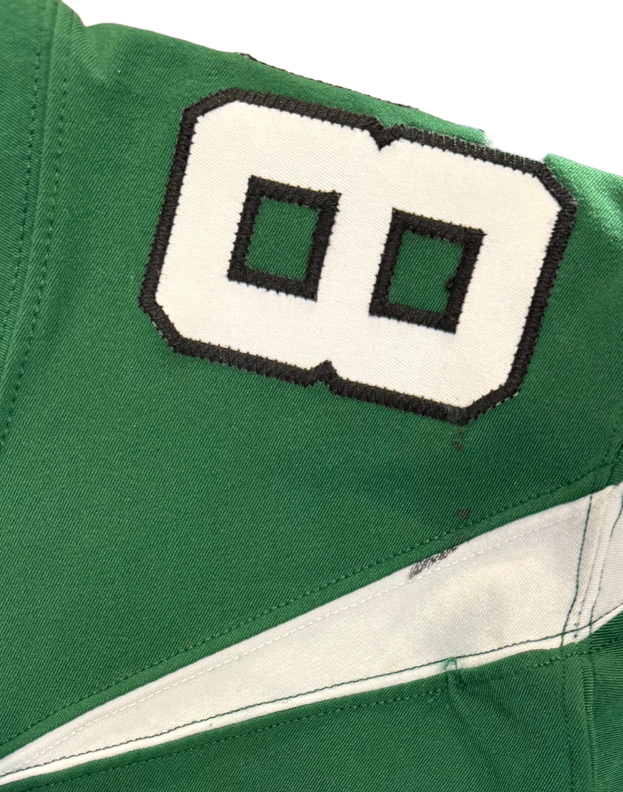 Chris Herndon Ny Jets Game Worn Used Nike 2020 Line Green Jersey Sz44 +6 Length