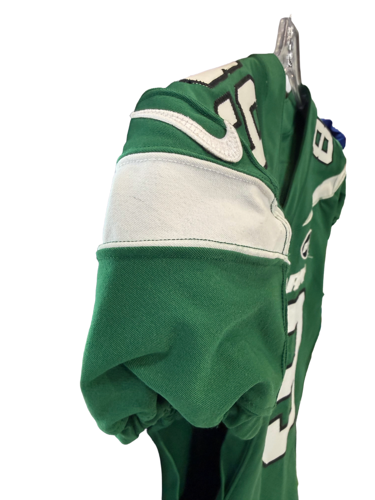 Chris Herndon Ny Jets Game Worn Used Nike 2020 Line Green Jersey Sz44 +6 Length