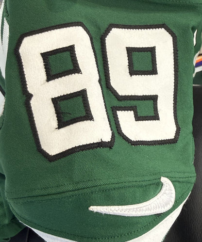 Chris Herndon Ny Jets Game Worn Used Nike 2020 Line Green Jersey Sz44 +6 Length