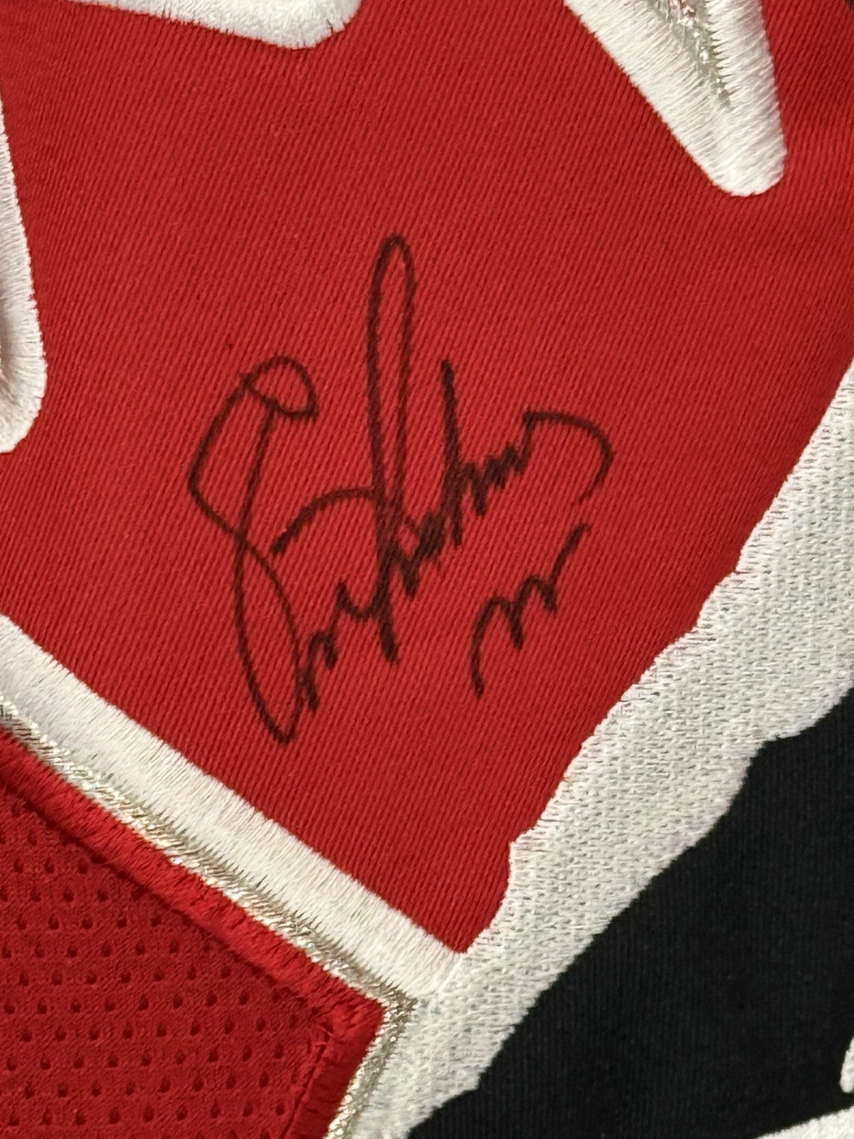 Eric Lindros Theo Fleury Signed Nike Team Canada Hockey Jersey Flyers Auto PSA