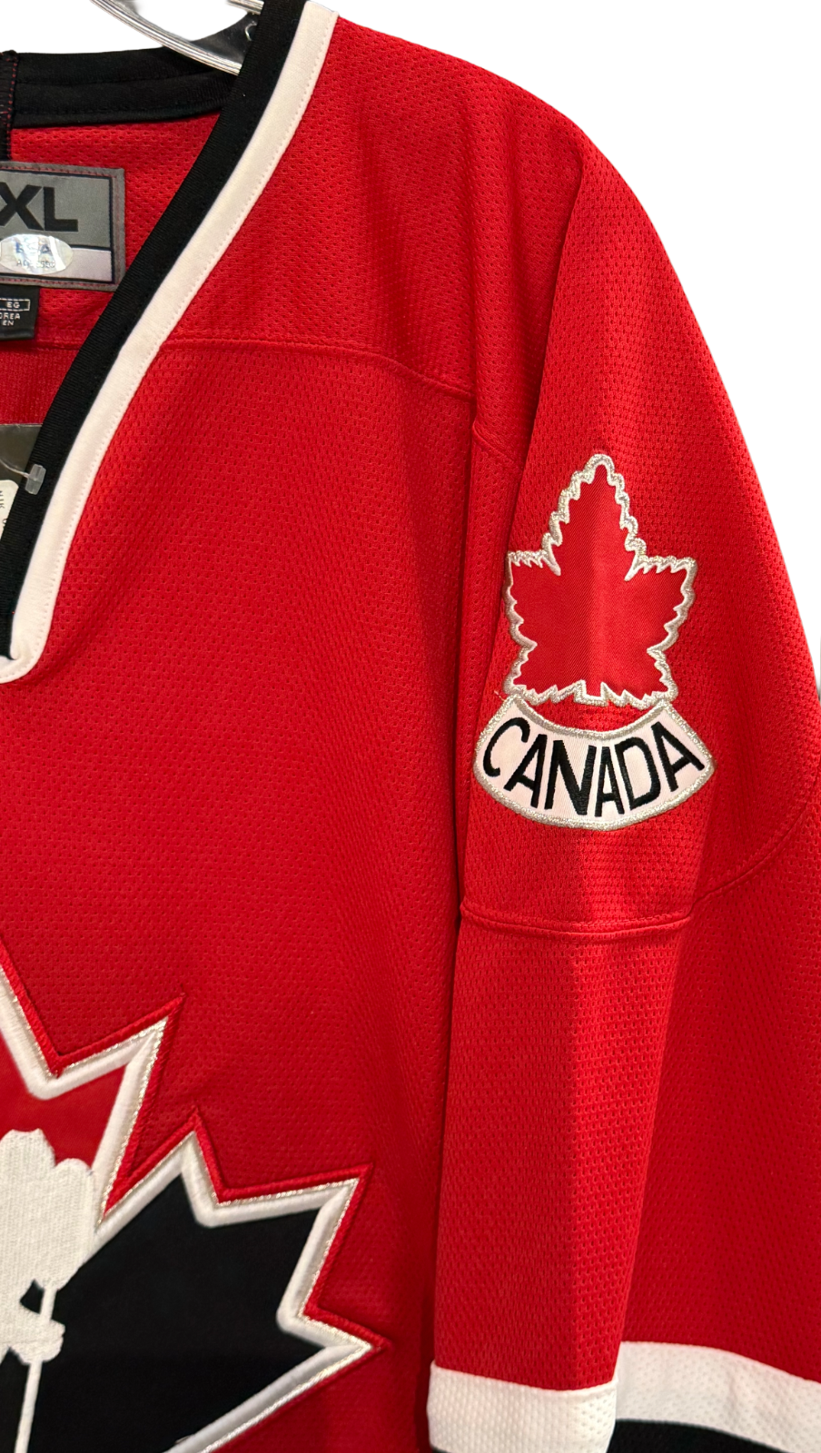 Eric Lindros Theo Fleury Signed Nike Team Canada Hockey Jersey Flyers Auto PSA