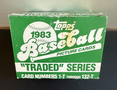 1983 Topps Traded Baseball Complete Set Box 1-132 Darryl Strawberry Rc