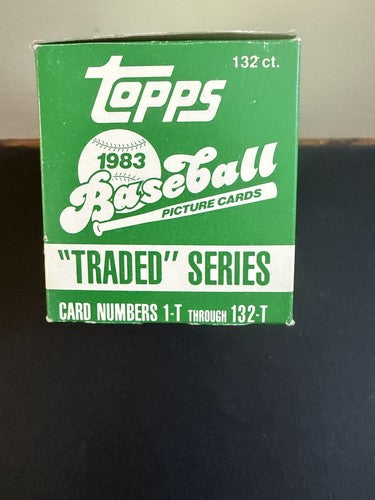 1983 Topps Traded Baseball Complete Set Box 1-132 Darryl Strawberry Rc
