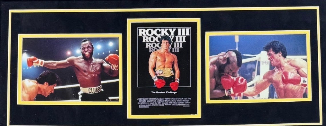 Sylvester Stallone Signed Rocky III Trunks Framed Auto ASI COA Rocky Balboa