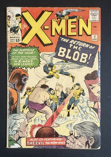 X-MEN #3 JACK KIRBY MARVEL 1ST APPEARANCE The BLOB Nice Shape 1964