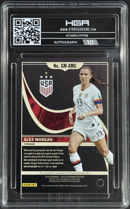 2019-20 Panini Gold Standard Gold Medals Alex Morgan Auto /149 #GM-AMG HGA 9 USA