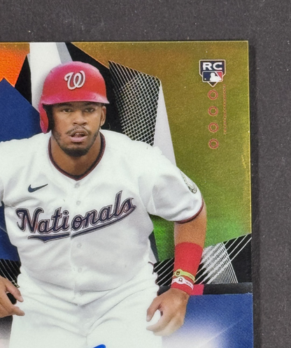 2021 Topps Finest Baseball Luis Garcia RC Auto /50 Washington Nationals Mint
