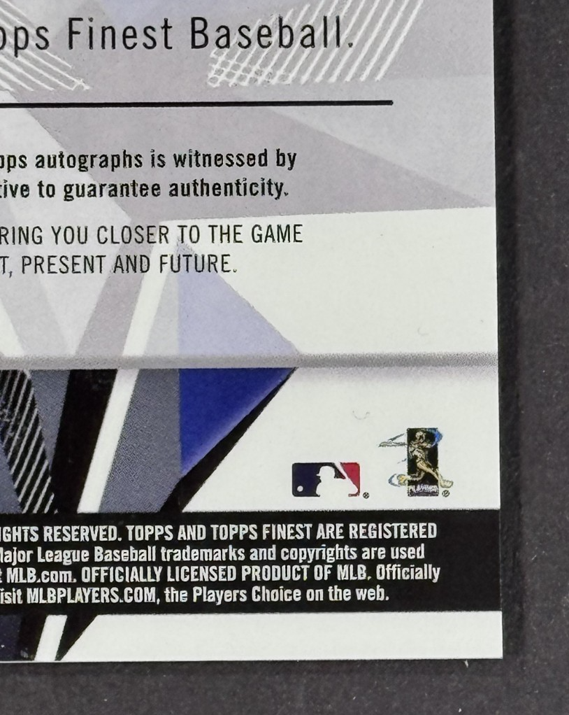 2021 Topps Finest Baseball Luis Garcia RC Auto /50 Washington Nationals Mint
