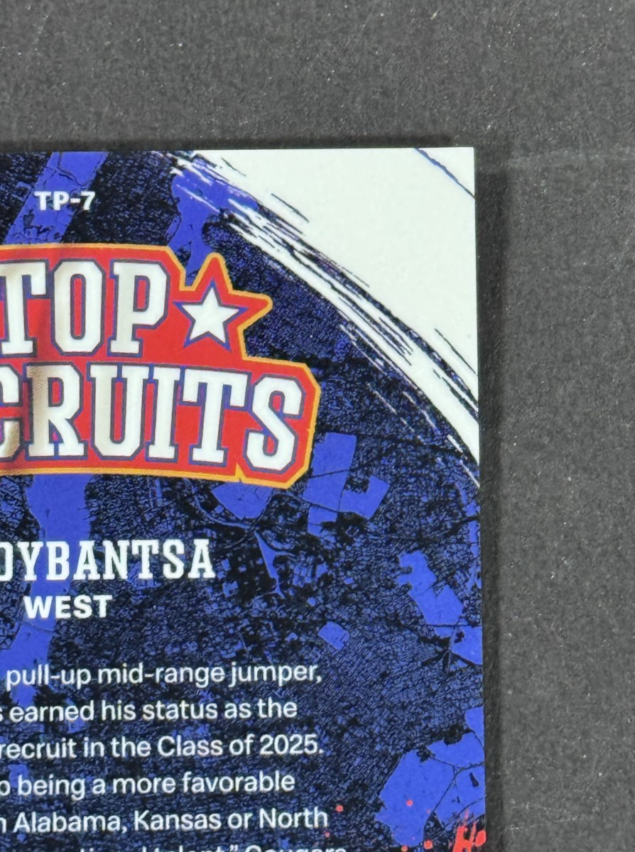 2025 Topps Mcdonalds All American AJ Dybantsa Top Recruits LE /25 #TP-7 BYU