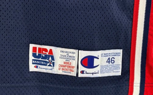 Dan Majerle FIBA USA Basketball Game Issued 1994 Champion Pro Cut Jersey Sz 46