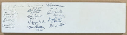 13 HOF Pitchers Signed Authentic Pitching Rubber Wins Saves Auto Don Sutton COA