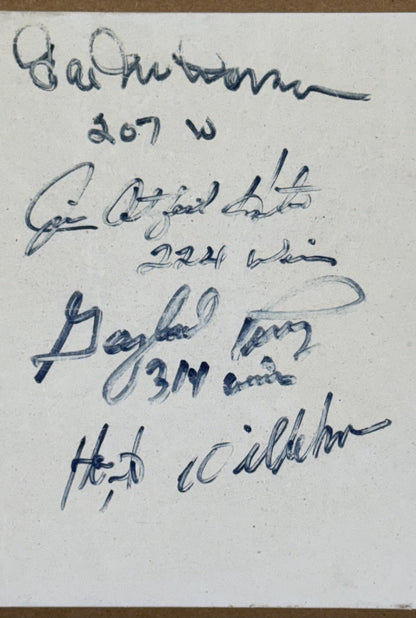 13 HOF Pitchers Signed Authentic Pitching Rubber Wins Saves Auto Don Sutton COA
