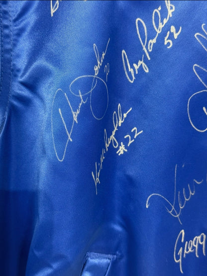 1989 NY Mets Complete Team Signed Auth Starter Jacket Strawberry 29 Auto COA 1/1