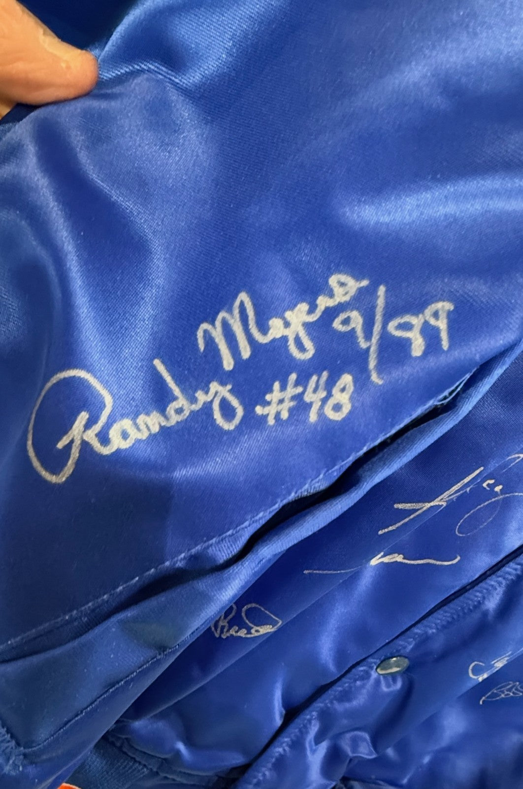 1989 NY Mets Complete Team Signed Auth Starter Jacket Strawberry 29 Auto COA 1/1
