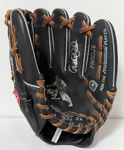 Derek Jeter Yankees Signed Rawlings Game Model Glove HOF Auto Steiner MLB Holo