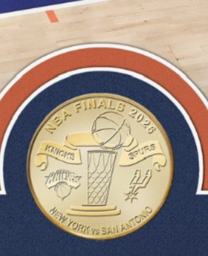 OG Anunoby Tip 2026 NBA Finals COMEBACK Knicks Photo Framed Highland Mint Coin