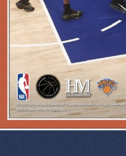 OG Anunoby Tip 2026 NBA Finals COMEBACK Knicks Photo Framed Highland Mint Coin