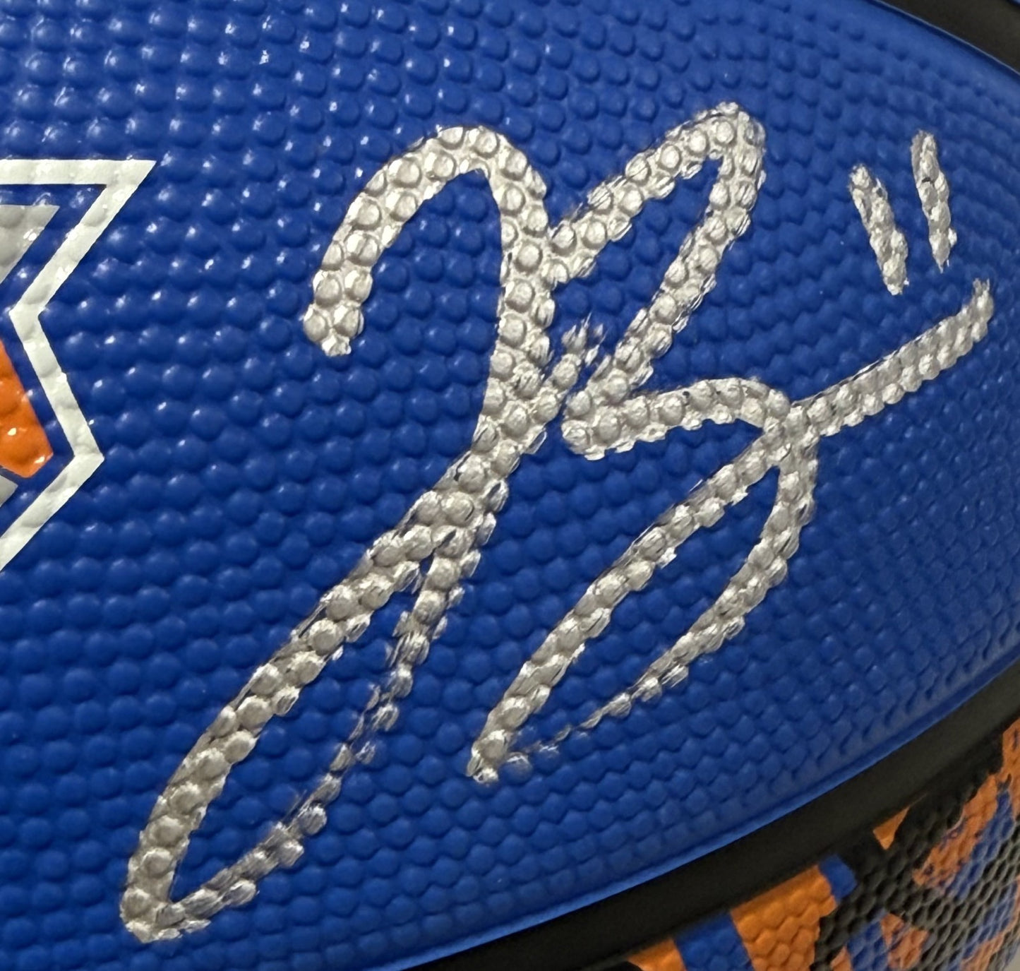 Jalen Brunson Signed Wilson Graffiti Basketball NY Knicks Autograph Fanatics COA
