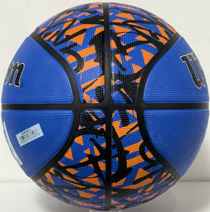 Jalen Brunson Signed Wilson Graffiti Basketball NY Knicks Autograph Fanatics COA