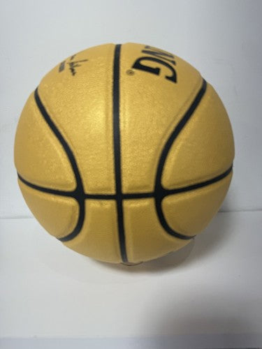 Stephen Curry Warriors Signed Official Gold Game Basketball MVP Auto BAS Coa