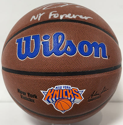 Karl Anthony Towns Signed Wilson Knicks Logo Basketball NY Forever Auto Fanatics