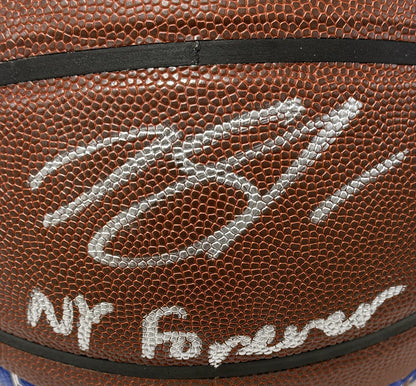 Karl Anthony Towns Signed Wilson Knicks Logo Basketball NY Forever Auto Fanatics