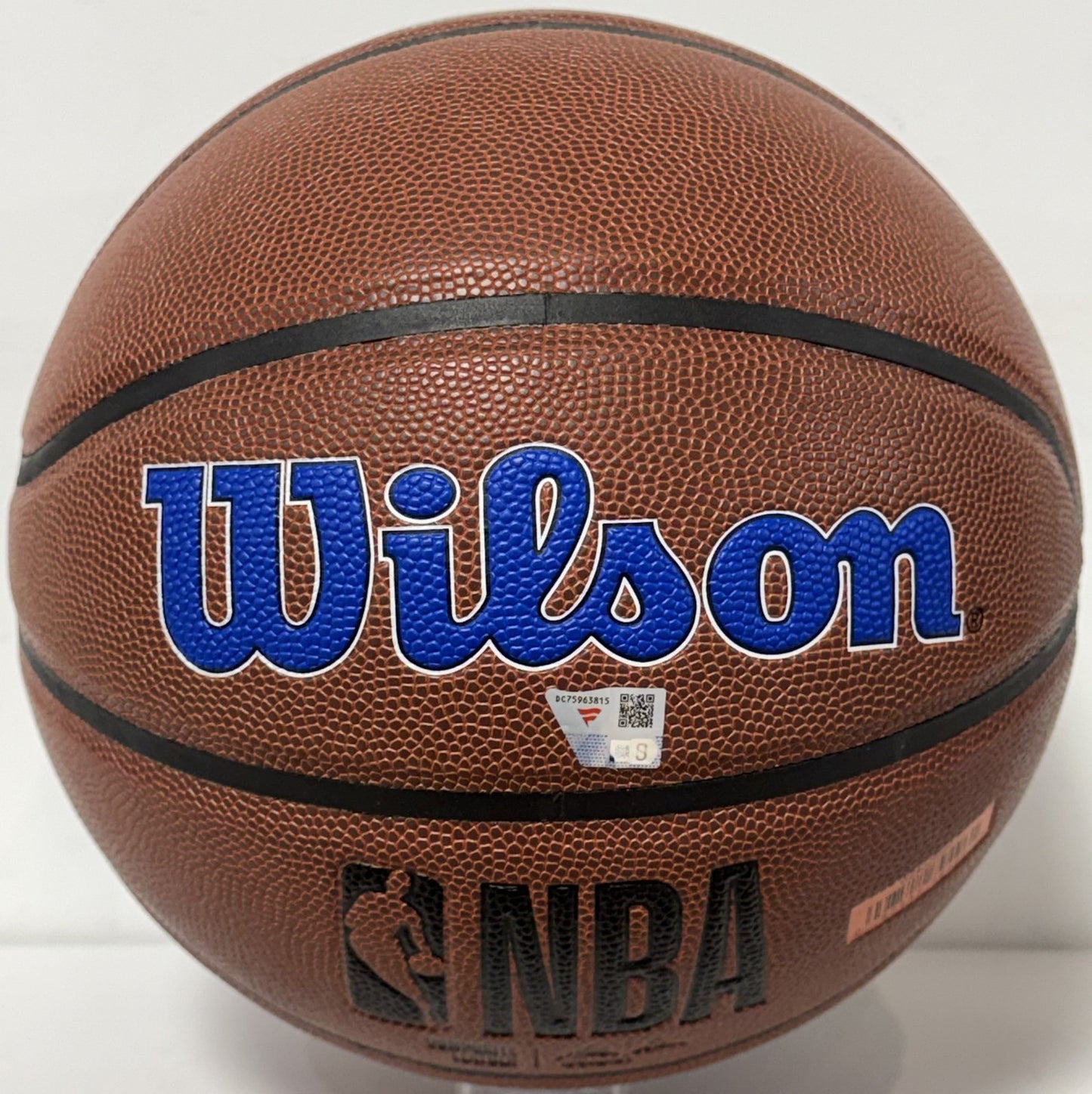 Karl Anthony Towns Signed Wilson Knicks Logo Basketball NY Forever Auto Fanatics